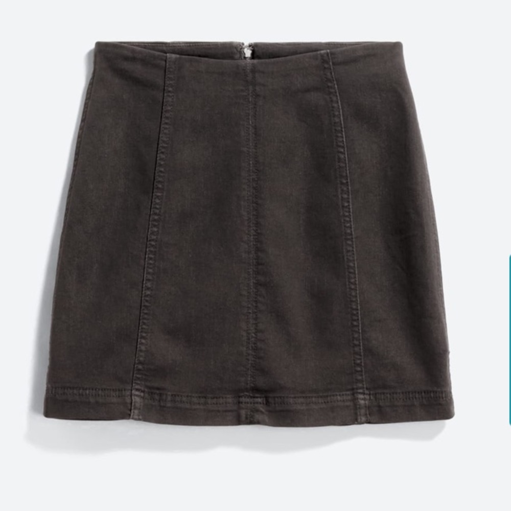 Denim Free People Skirt